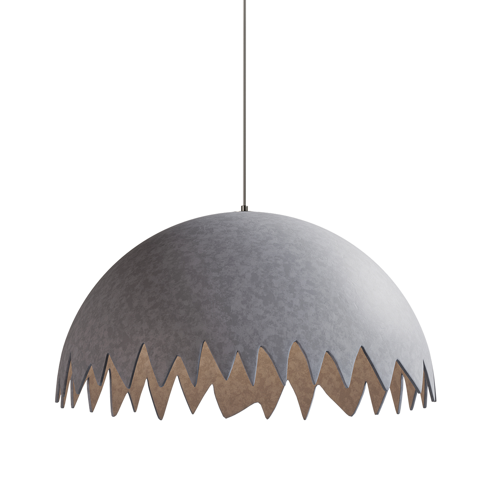 Акустический подвесной светильник D480хH260мм