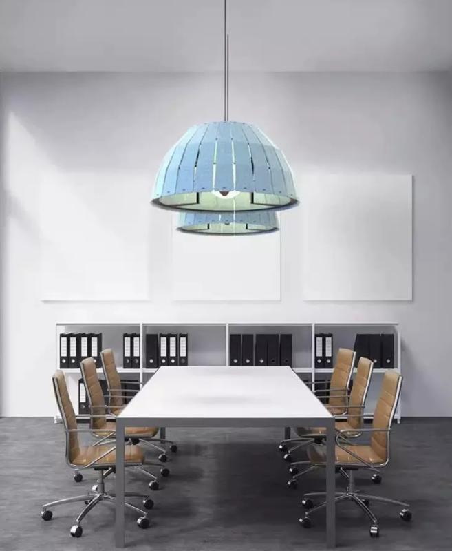 Акустический подвесной светильник D635хH335мм