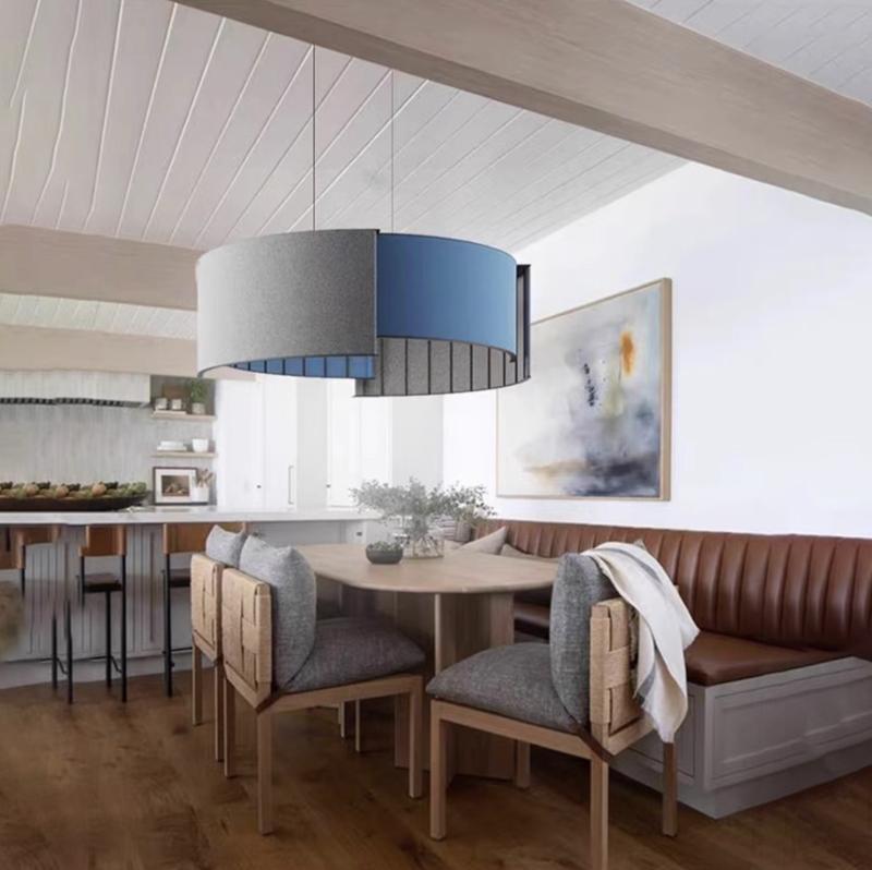 Акустический подвесной светильник 710х630х300мм