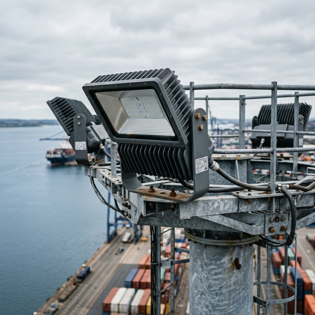 Светодиодный прожектор для освещения портовых причалов и контейнерных терминалов