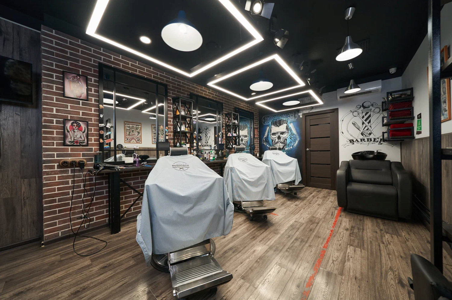 Светильники для барбершопа