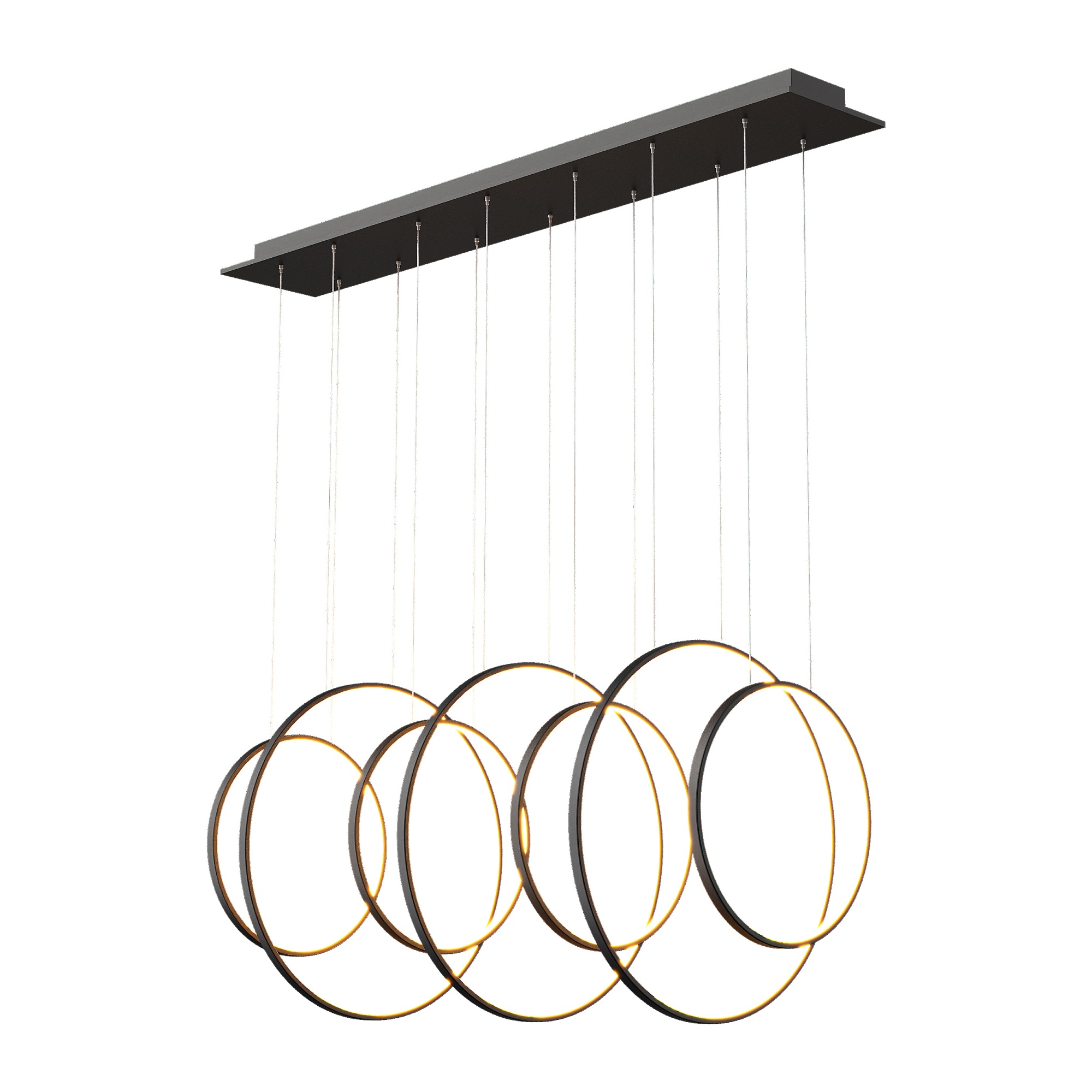 Подвесной светодиодный светильник с кольцами Halo Line