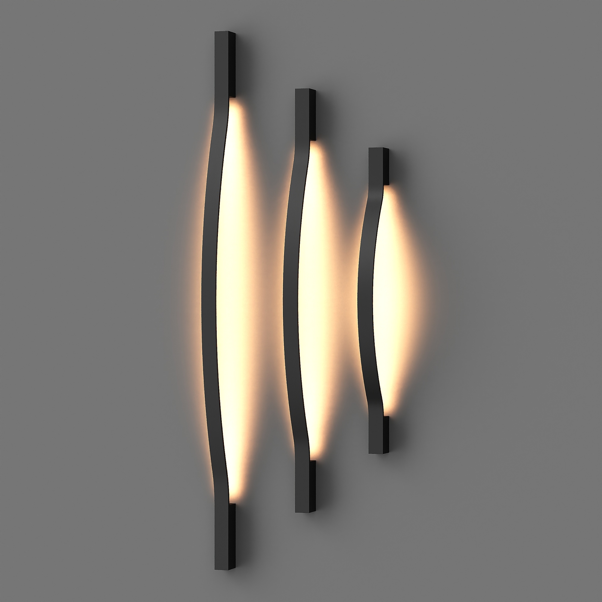 Настенный светодиодный светильник Lumen Wave 1800