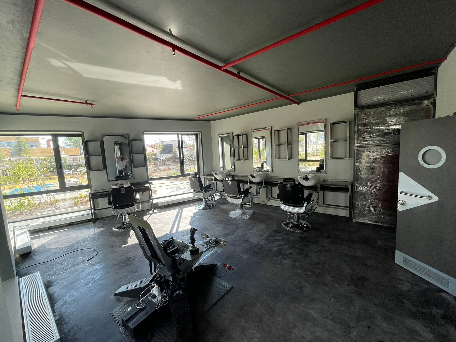 Освещение для барбершопа HAMMERHEAD в Москве